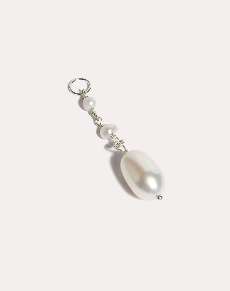 Coco Earring Charm in Silver
